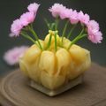 桃花视频编辑阿哲的照片，短发，穿深色T恤，戴耳机挂在脖子上，背景是电脑屏幕，显得专业冷静