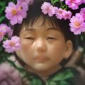 桃花视频运营小满的照片，齐肩短发，带发卡，穿白色衬衫，背景是窗外光线明亮，神情友善